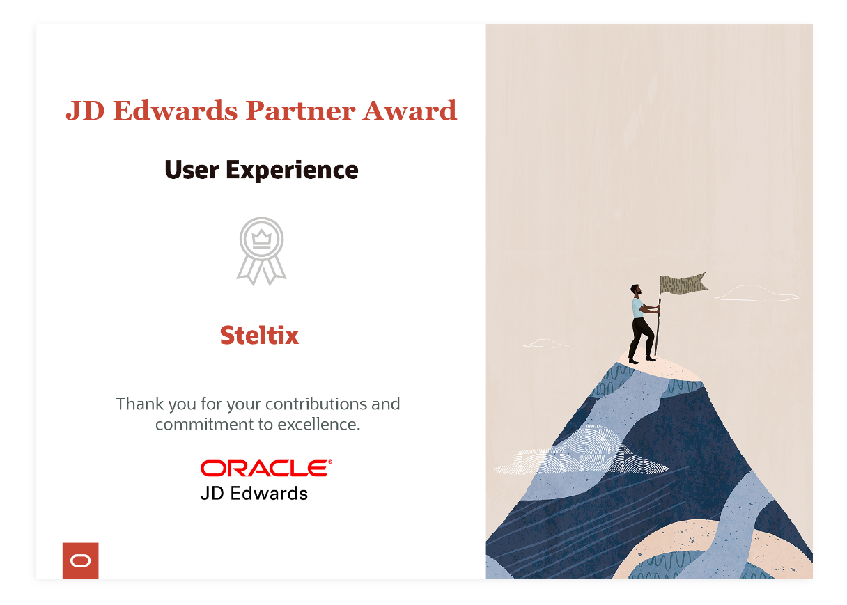 Oracle Awards Certificate User